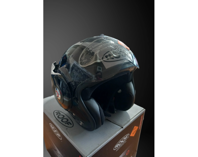 Casque ROOF Noir et Blanc