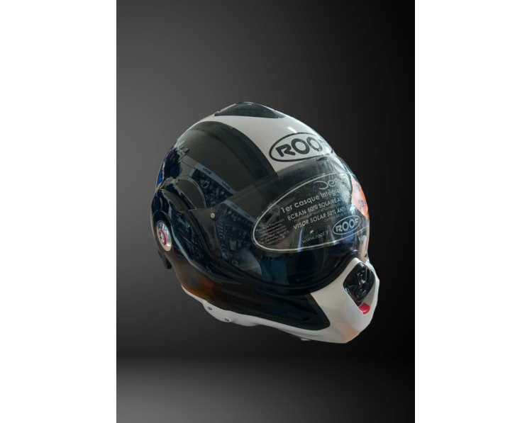 Casque ROOF Noir et Blanc
